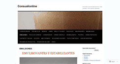 Desktop Screenshot of consualionline.com